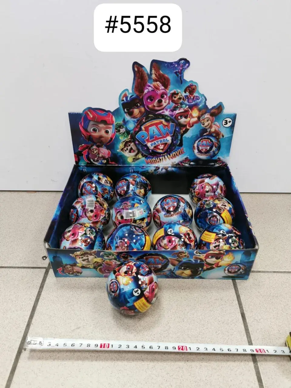 Kula Paw Patrol The Mighty Movie - Zabawka Niespodzianka 24 szt.