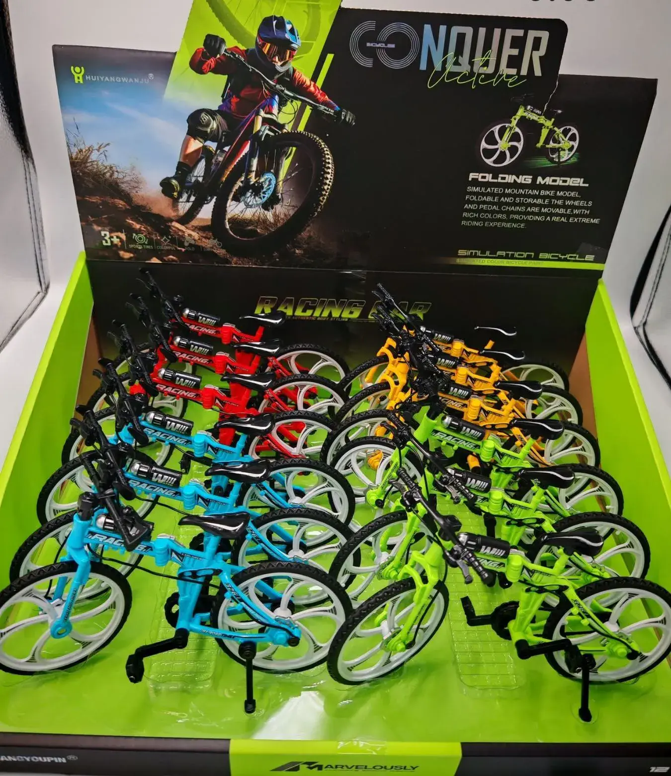 Zabawki model roweru składanego Recycle Folding 3D