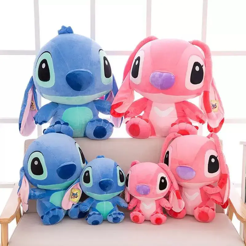 Maskotka Pluszowa Stitch i Angel 120cm Gigantyczna Mix 2szt