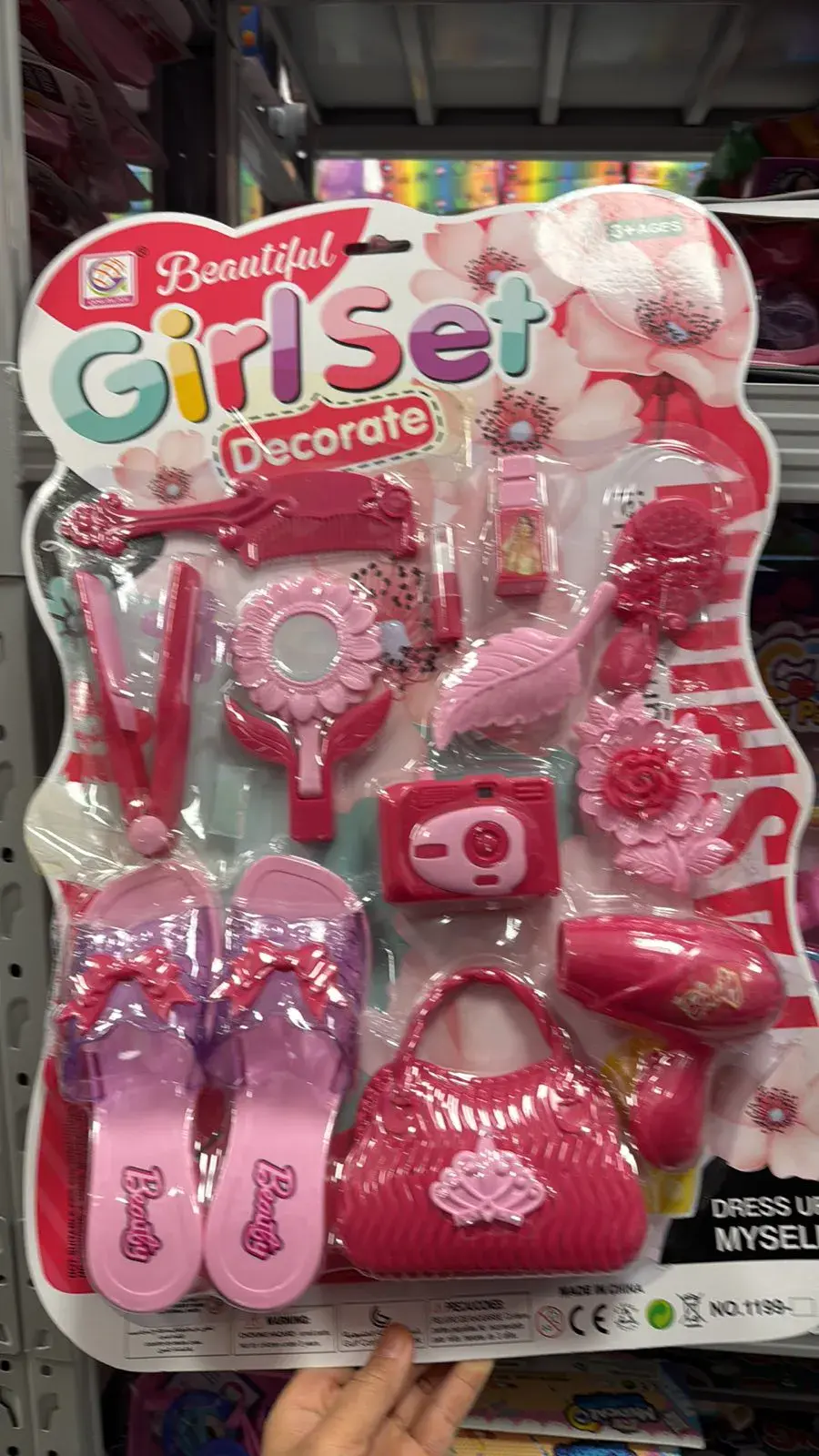 Zestaw Biżuterii i Akcesoriów Dekoracyjnych Girl Decorate dla Dziewczynek