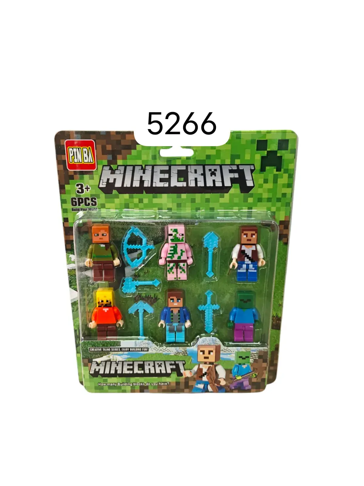 Zabawki Figurki Minecraft 6PCS PINX 5266