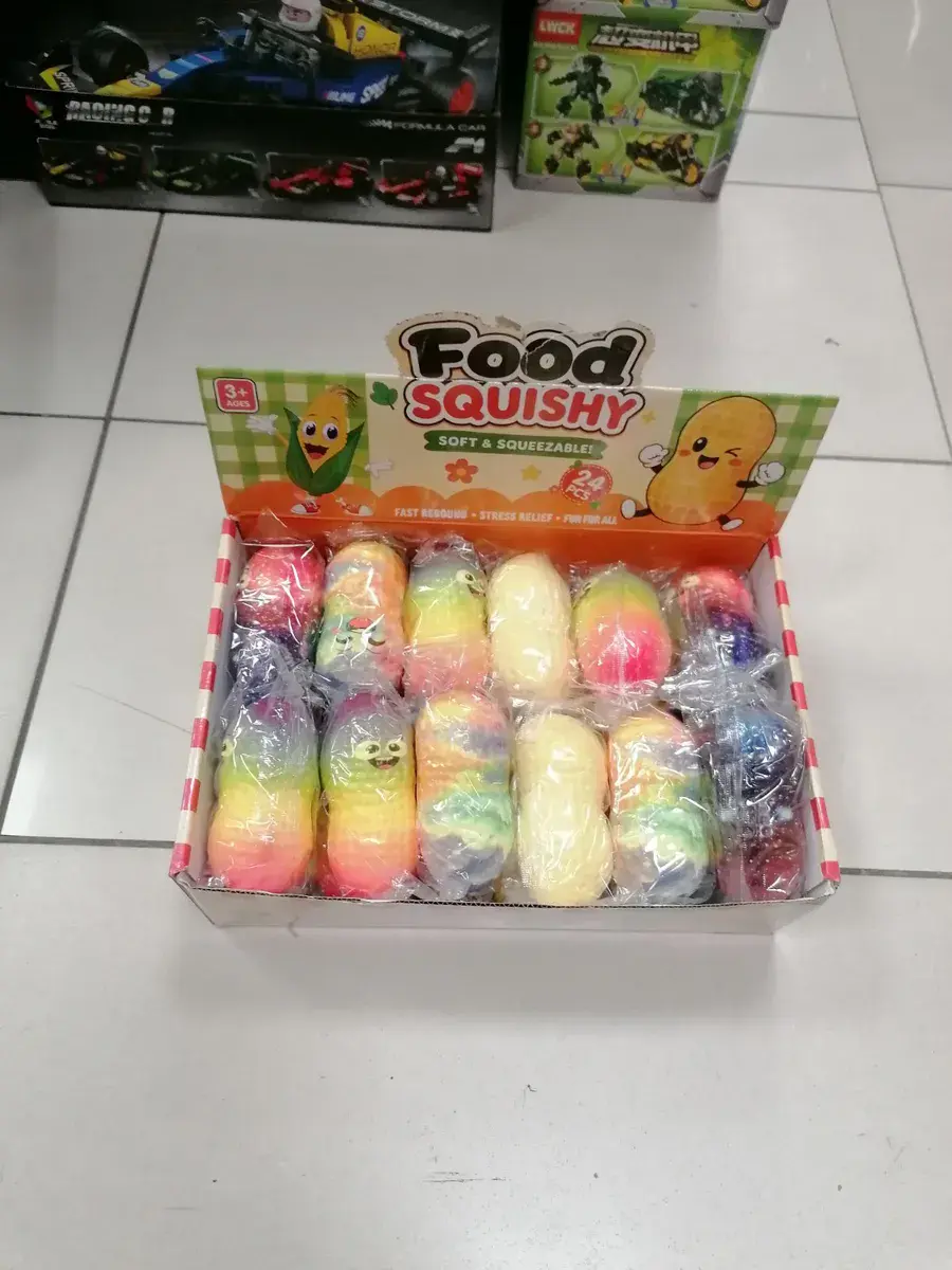 Food Squishy Zabawka Antystresowa Miękka Kolorowa 24 szt