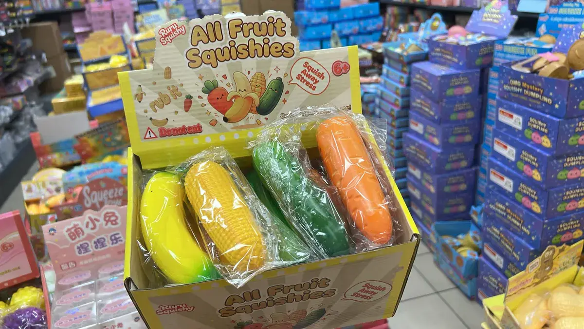 Zabawka antystresowa All Fruit Squishies zestaw owocowo-warzywny