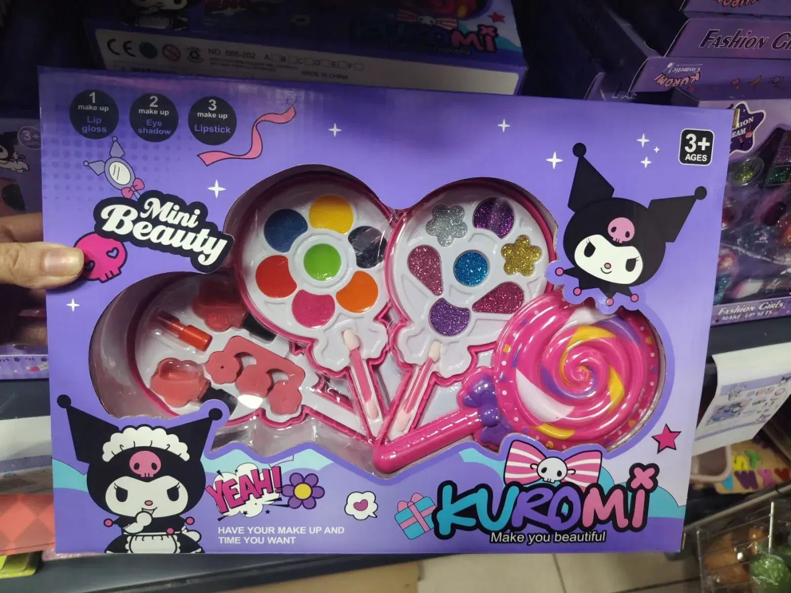 Zestaw kosmetyczny dla dzieci Kuromi Mini Beauty Make Up 3+