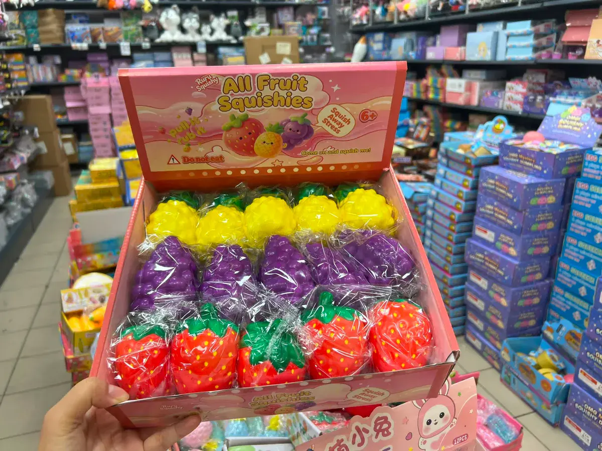 Zabawka Antystresowa All Fruit Squishies Zestaw Owoców 12 szt