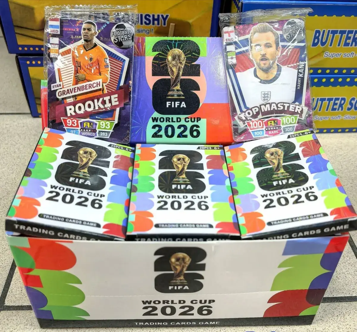 Karty kolekcjonerskie FIFA World Cup 2026 zestaw 20 sztuk