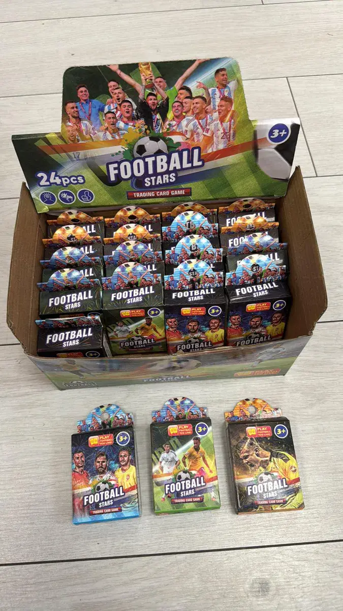 Football Stars Kolekcja Kart Piłkarskich 24 sztuki