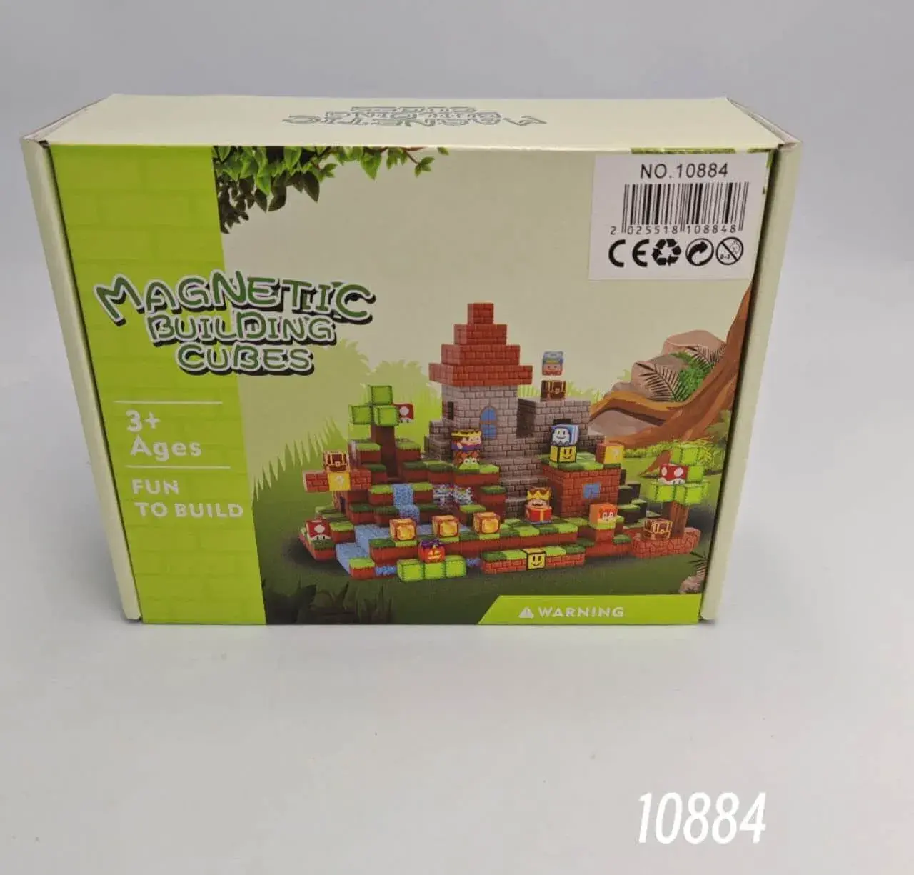 Magnetyczne Building Cubes - Kostki Pikselowe 12 szt.