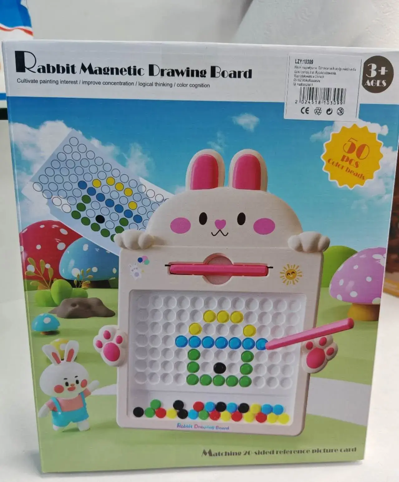 Tablica Magnetyczna do Rysowania Rabbit z Kolorami