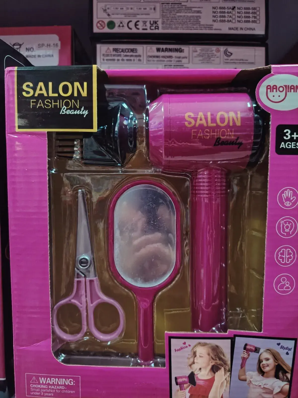 Zestaw Salon Fashion Beauty zabawka 3+
