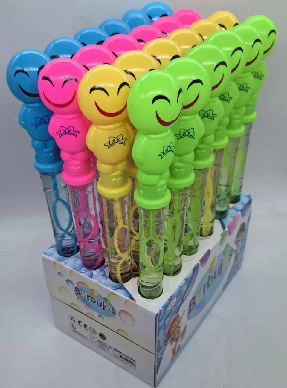Miecz do baniek mydlanych Bubble Burbujas 35cm Uśmiechnięta Buźka