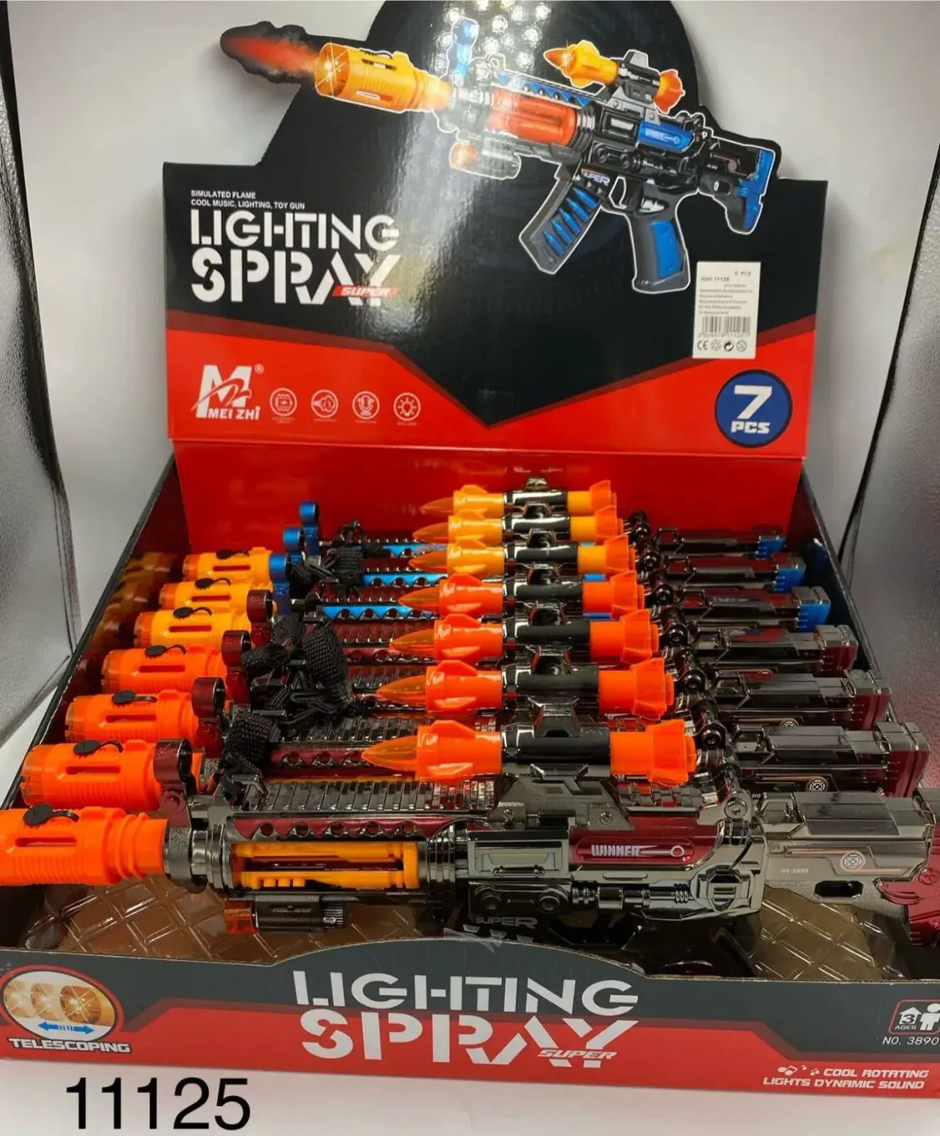 Zabawki Pistolety Lighting Spray
