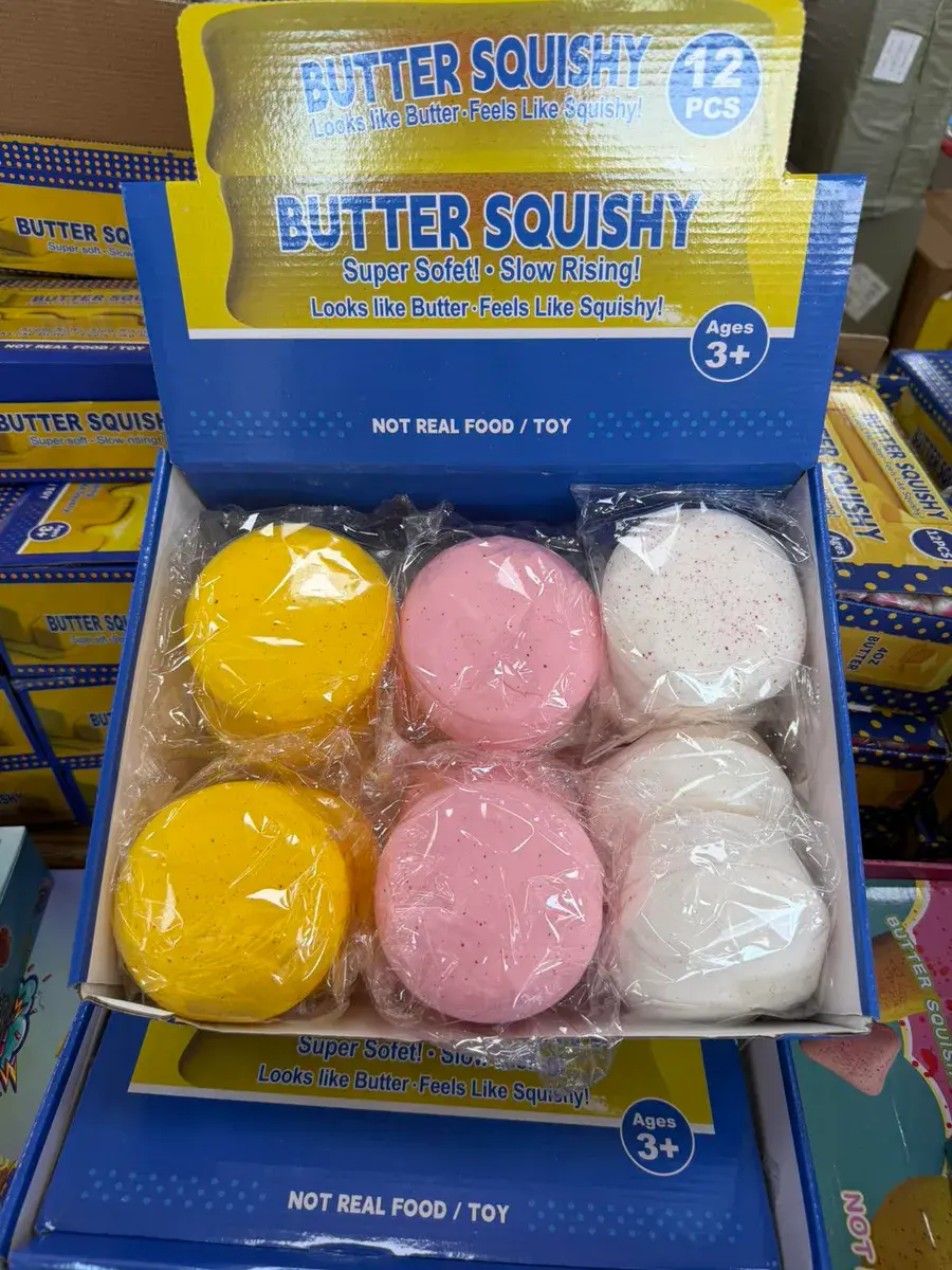 Butter Squishy Zestaw 12 sztuk miękkich zabawek antystresowych