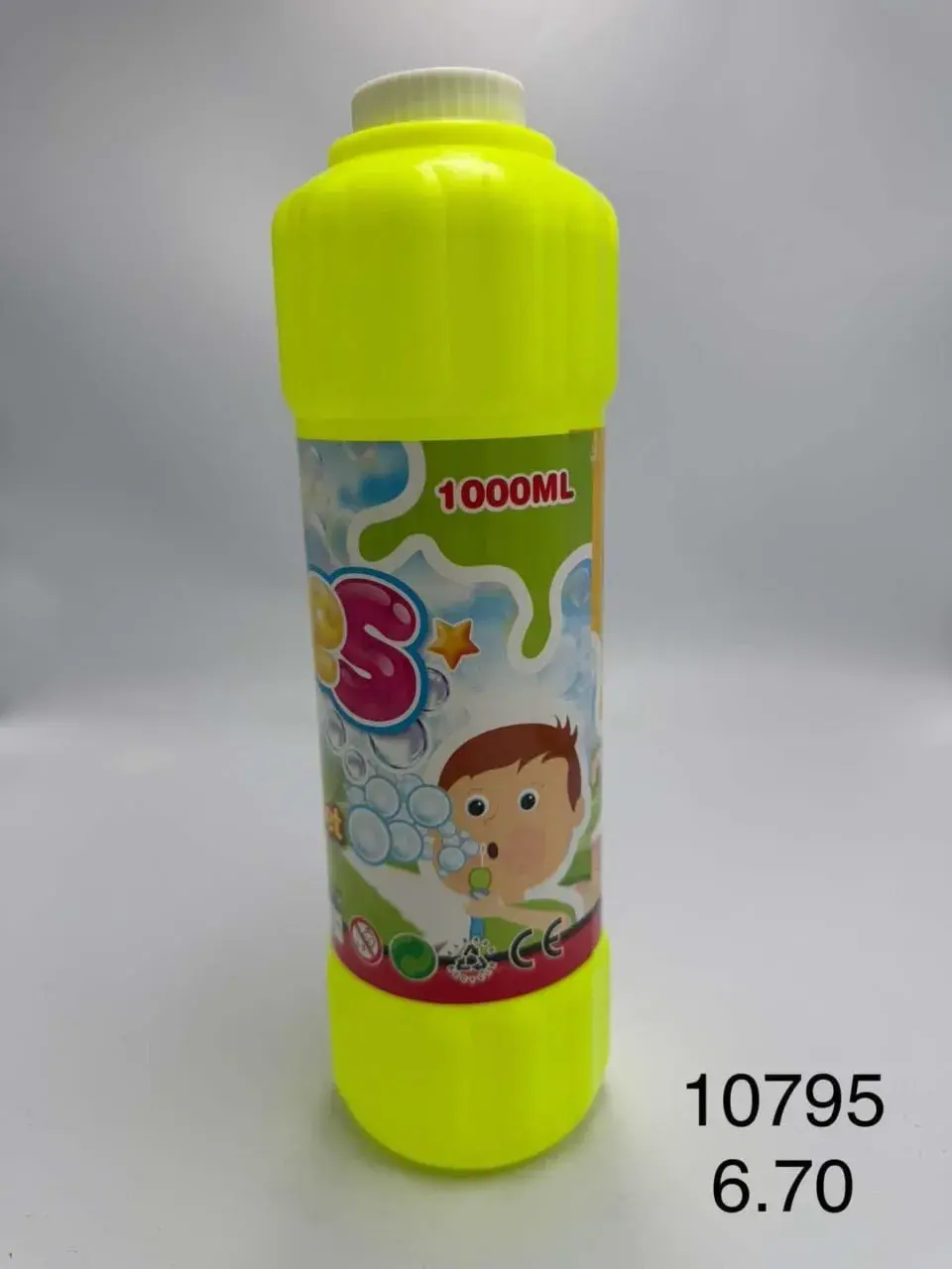 Płyn do Baniek Mydlanych 1000ml - Neonowa Butelka Uzupełniacz