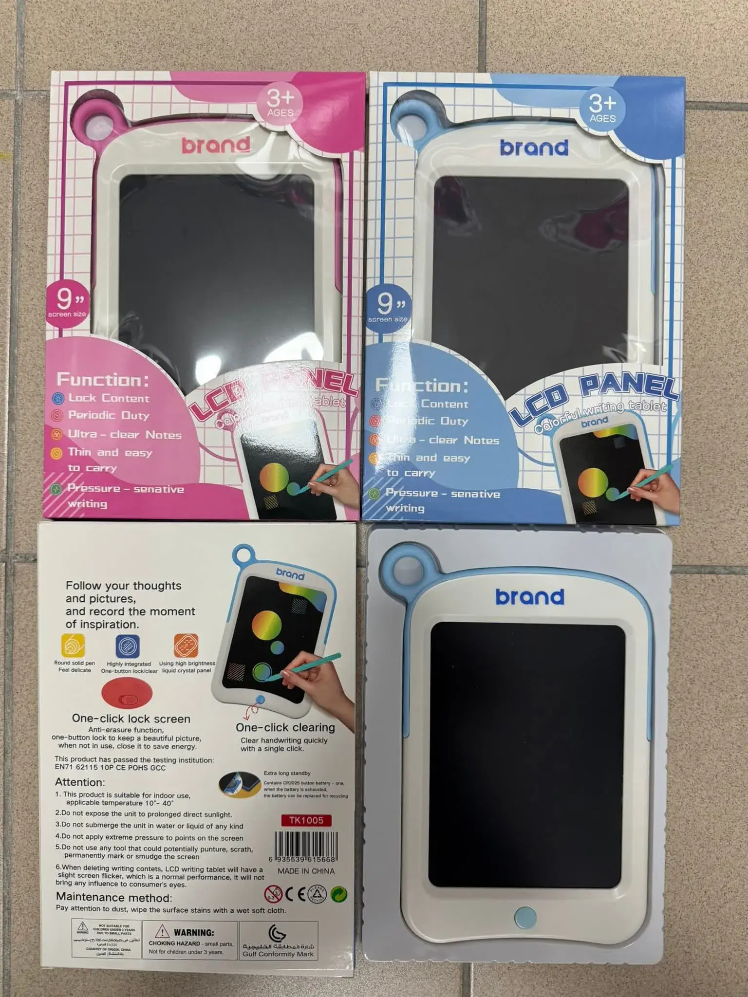 Tablet LCD Brand dla Dzieci Rysunkowy 8.5"