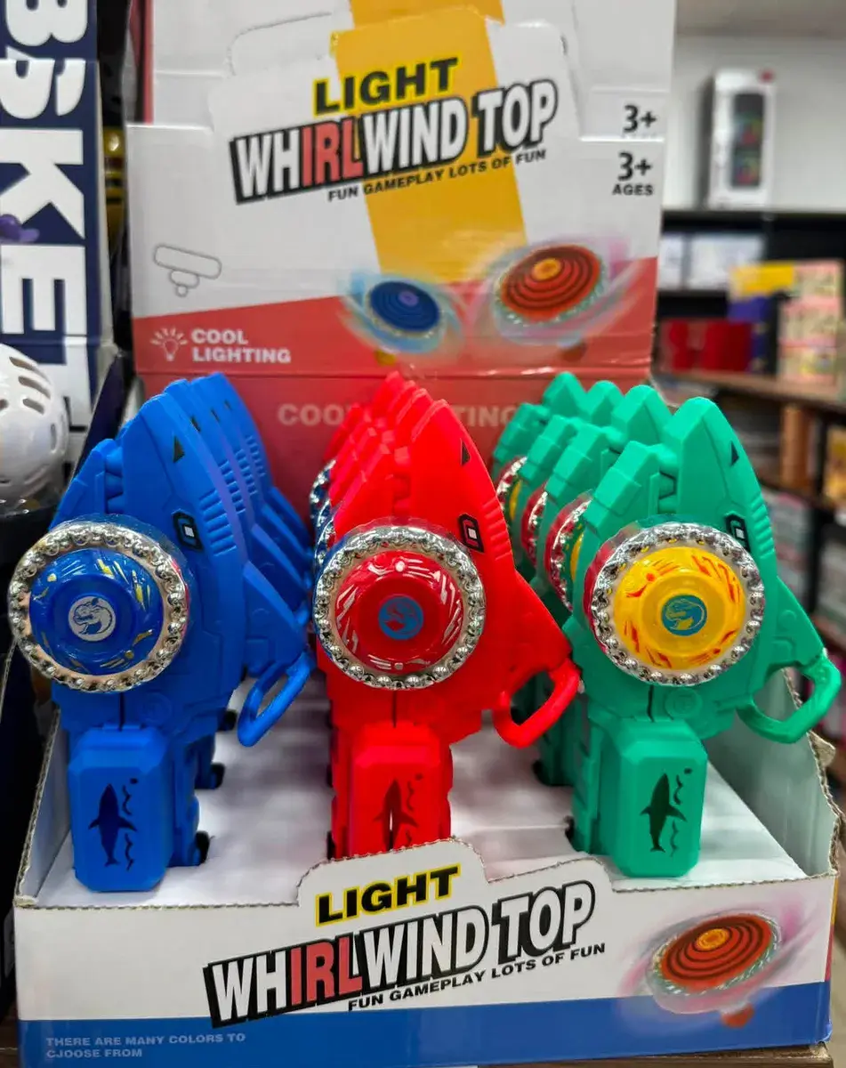 Kolorowa wiatrakowa zabawka Light Whirlwind Top z podświetleniem