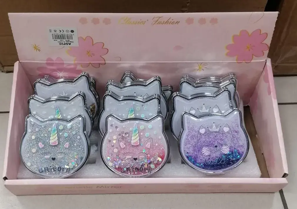 Lusterko Kosmetyczne 3D Kocie i Jednorożec