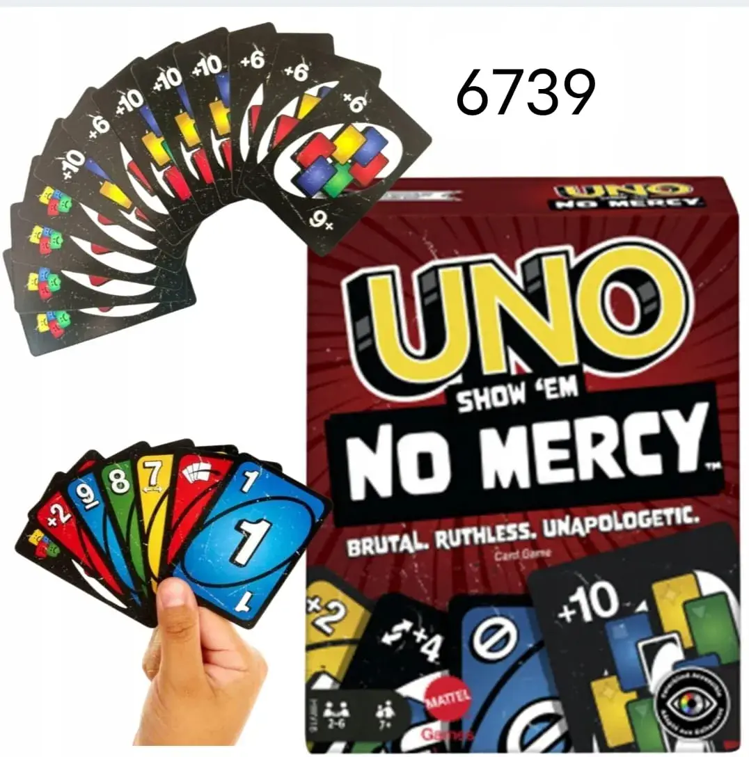 Zabawki Karty UNO No Mercy Gra Karciana