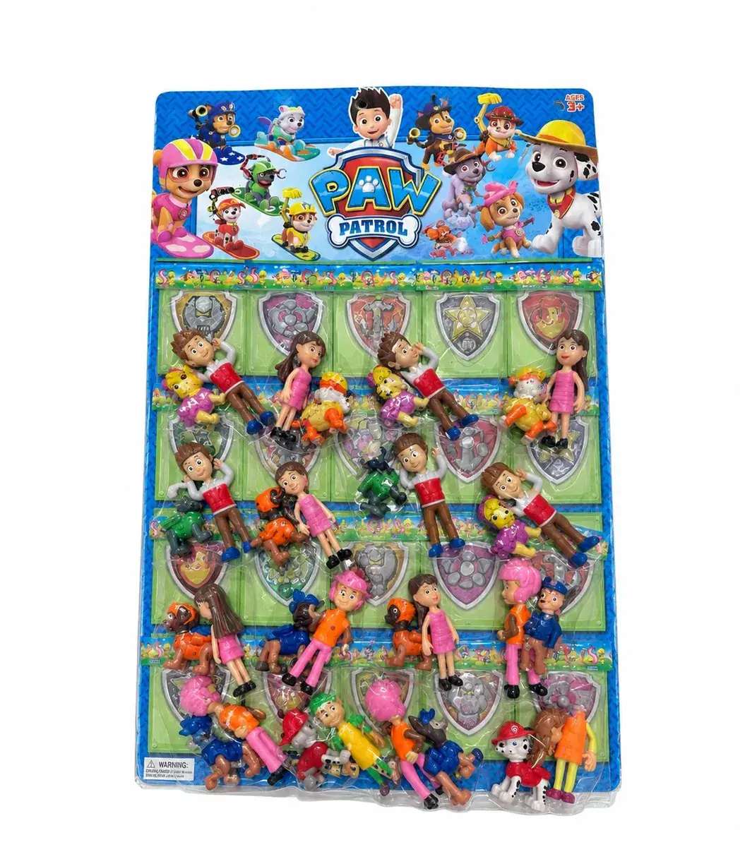 Figurki Psi Patrol zestaw postaci kolorowych plastikowych