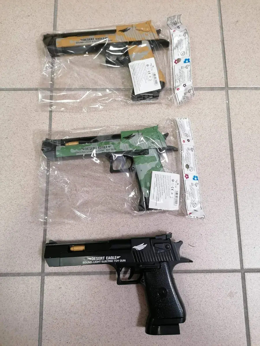 Desert Eagle Pistolet Zabawka z Efektami Dźwiękowymi i Świetlnymi