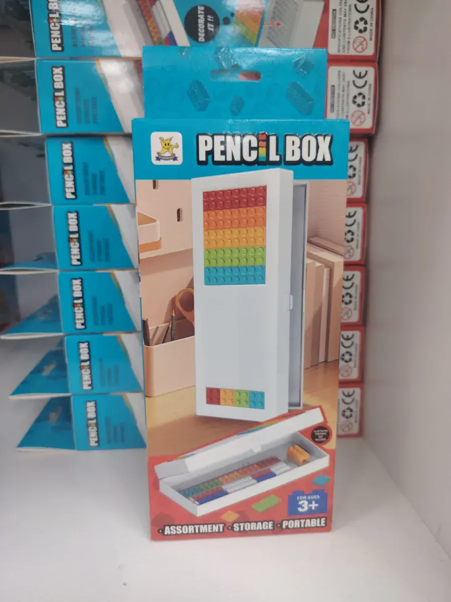 Pencil Box Etui na Pióro Lego Rainbow 3+ kolorowe klocki
