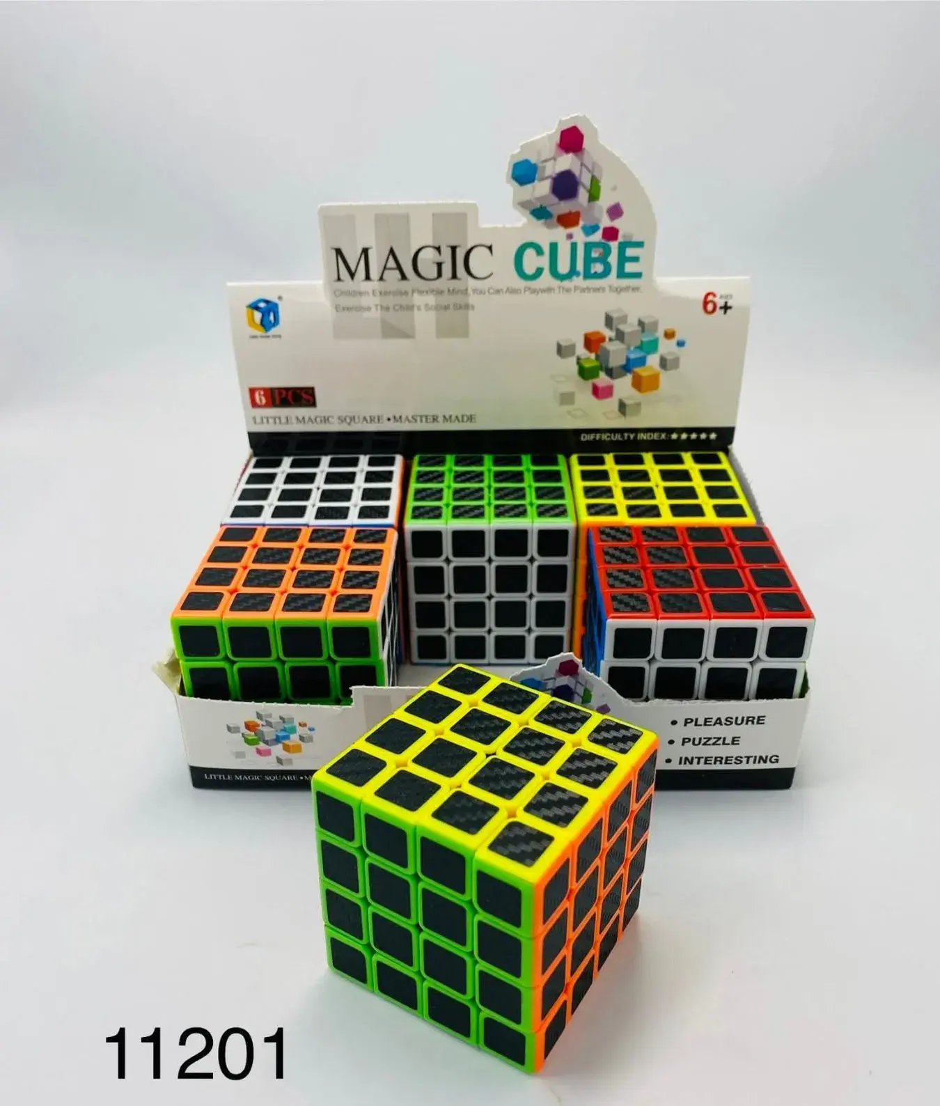 Magic Cube kostka Rubika 3x3 kolorowa 6+