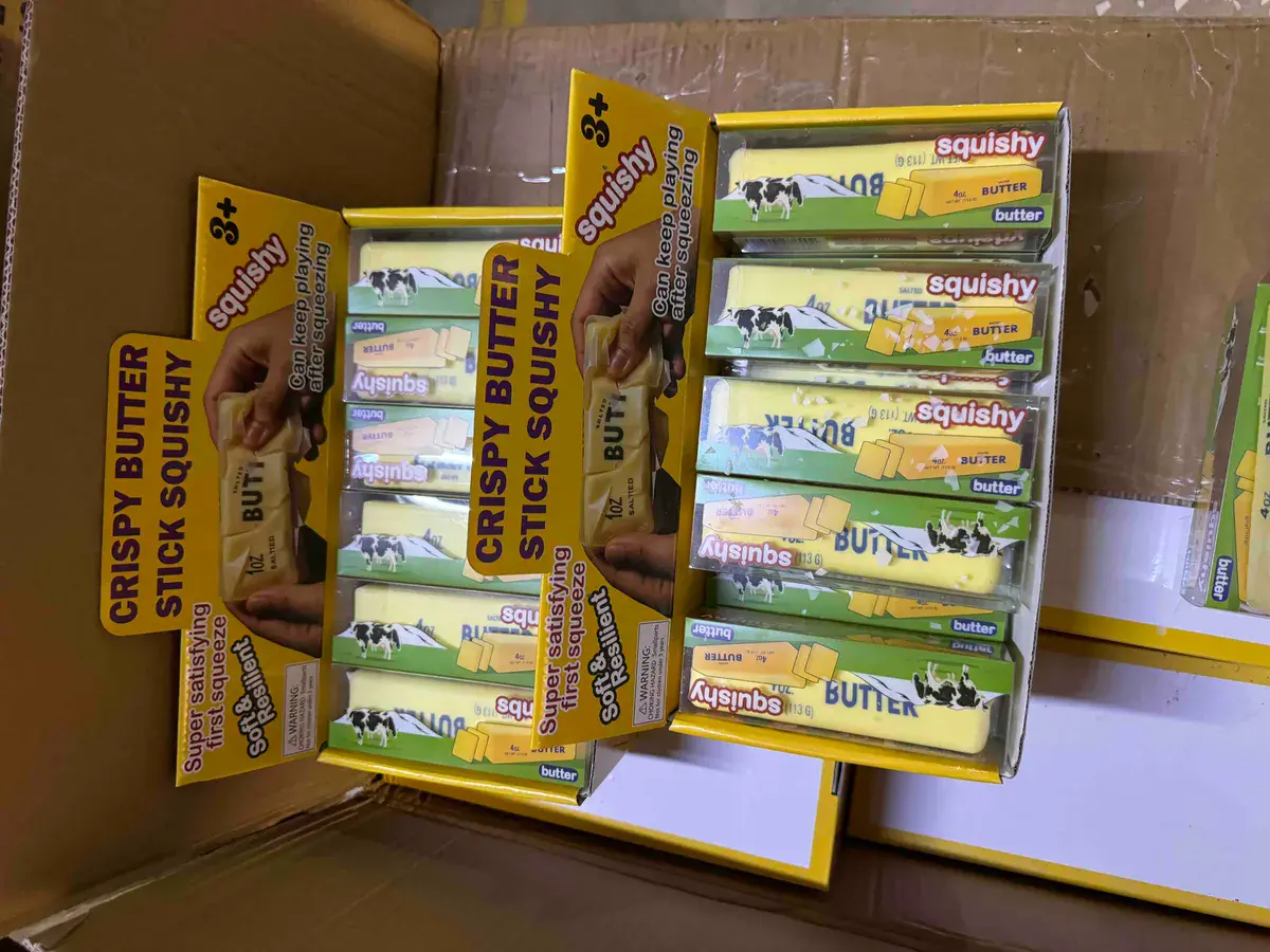 Crispy Butter Stick Squishy zabawka antystresowa 3+