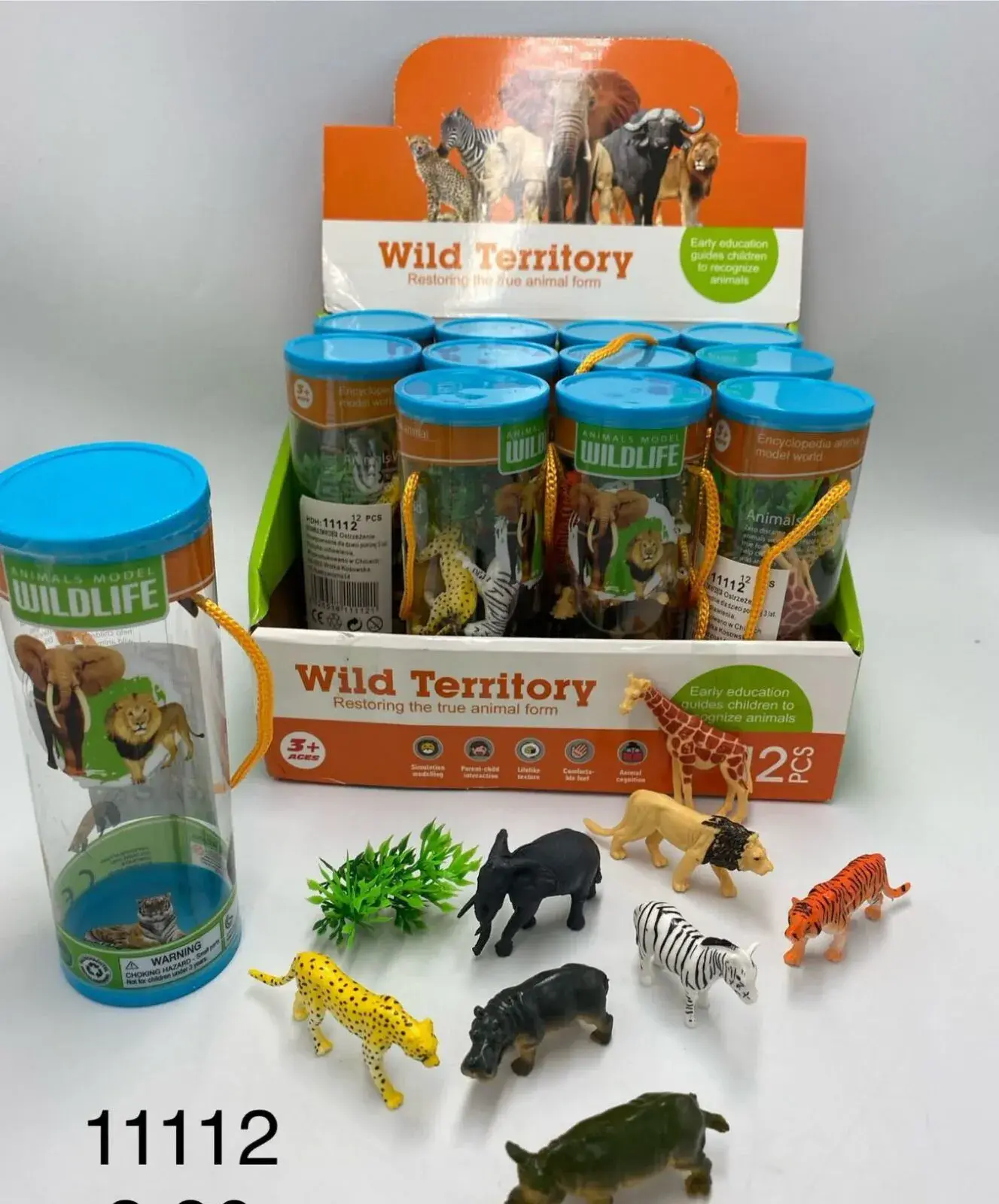 Zabawki Wild Territory - figurki zwierząt w tubie