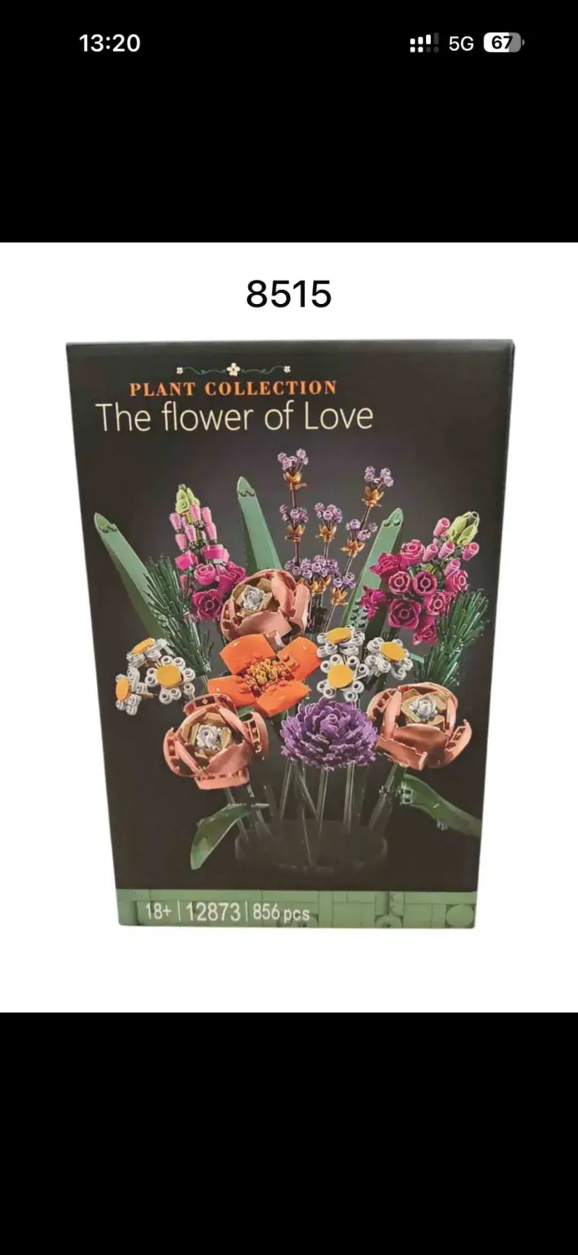 Klocki Kwiaty Plant Collection 856PCS