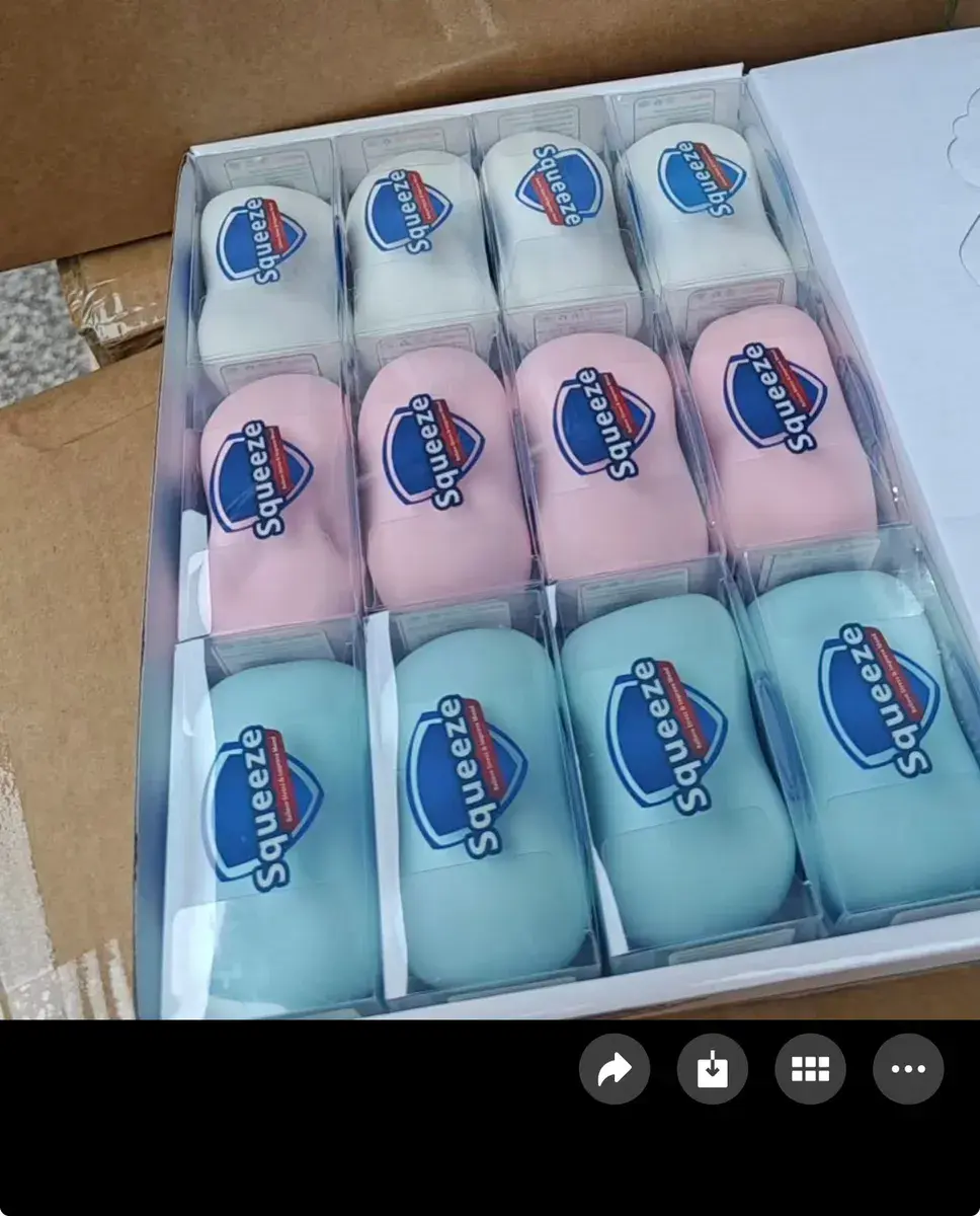 Zestaw Antystresowych Gniotków Squeeze Mix Pastelowy