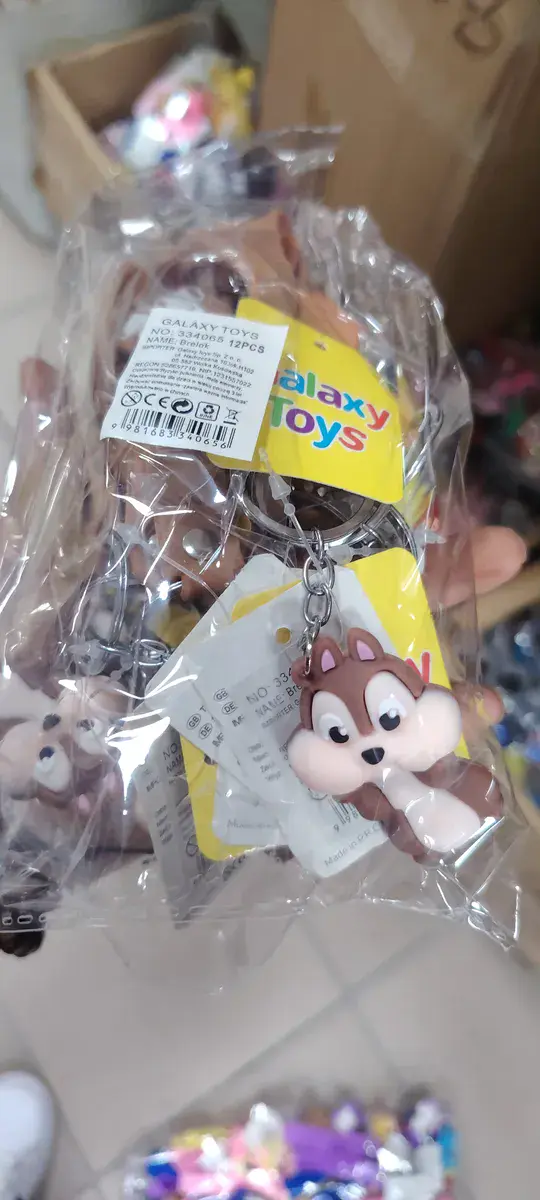 Brelok Galaxy Toys z wizerunkiem wiewiórki, kolor brązowy