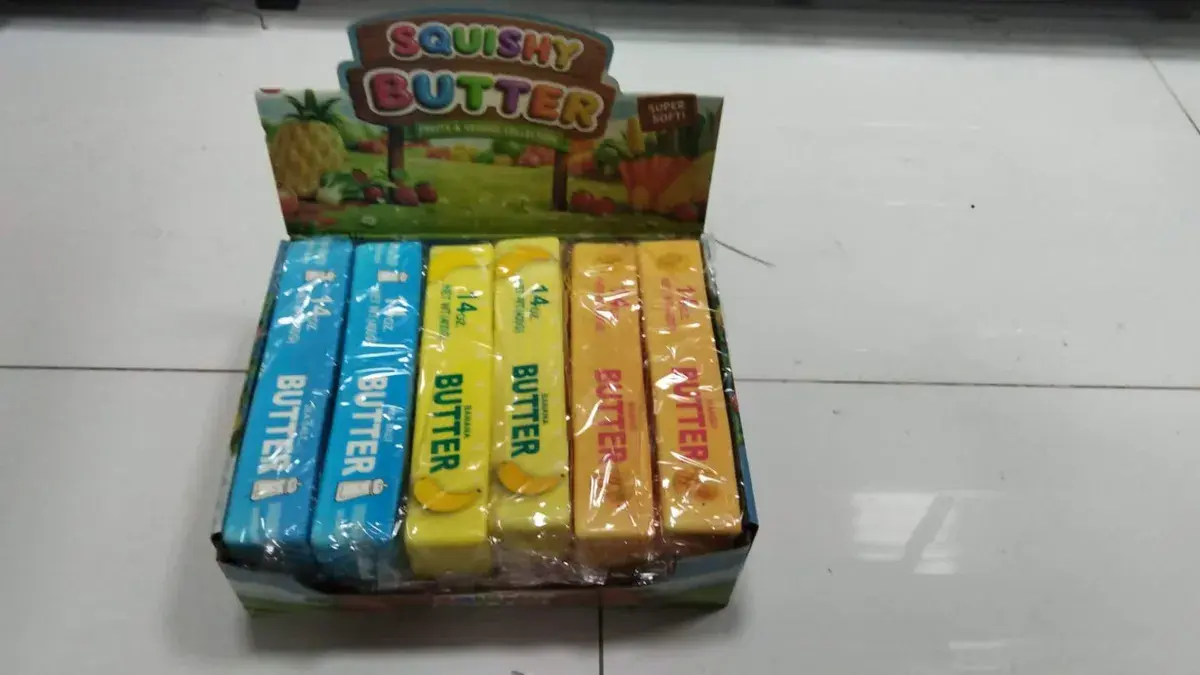 Squishy Butter Zestaw Owocowo-Warzywny Miękka Masa 14g