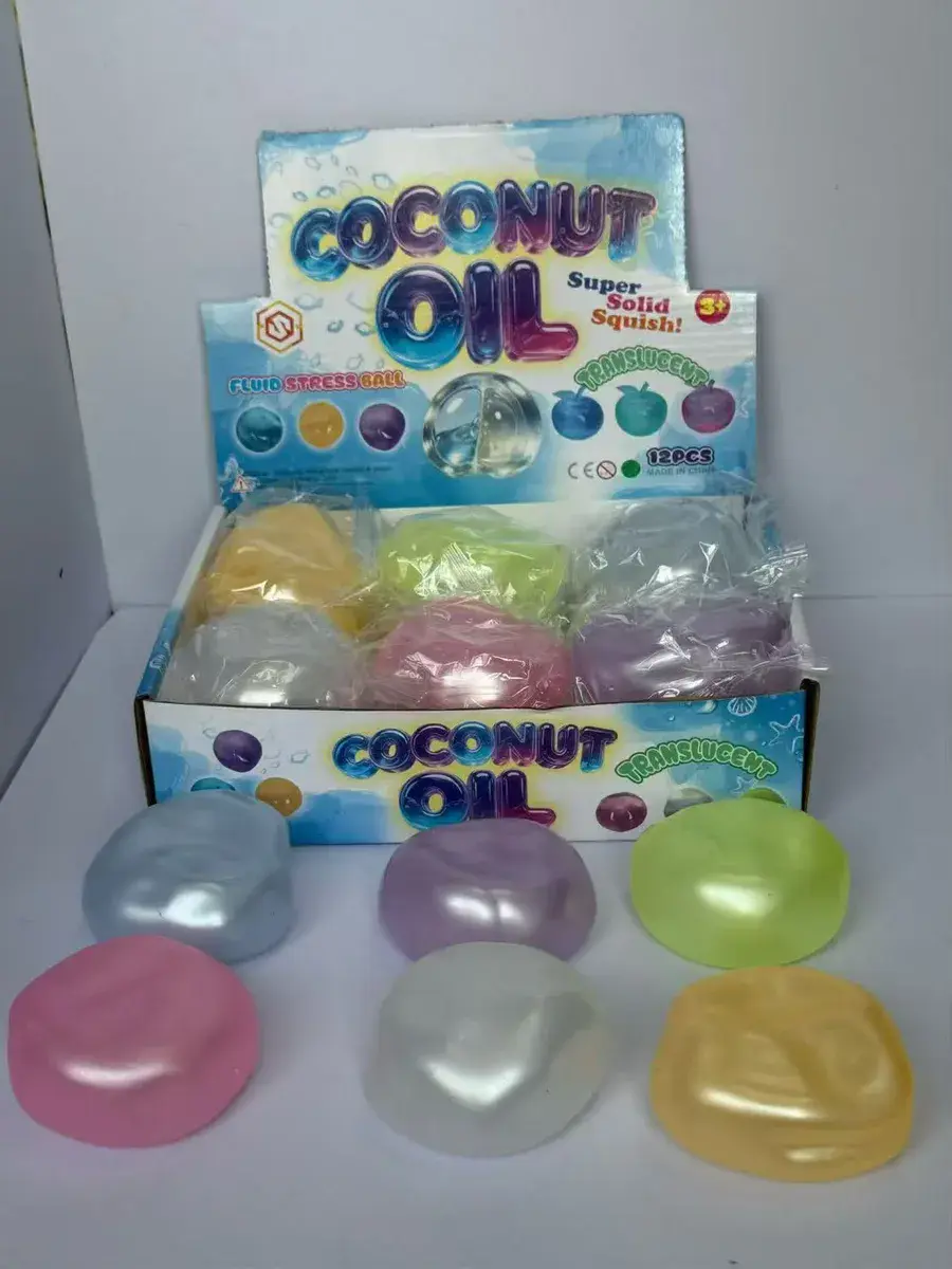 Kulka Antystresowa Coconut Oil Translucent Mix Kolorów