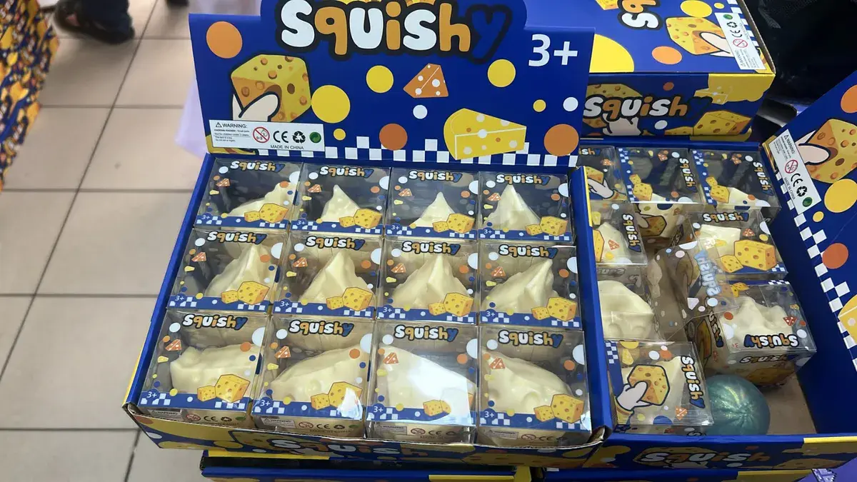 Squishy Antystresowa Piłeczka Serowa 3+ w Opakowaniu Zbiorczym