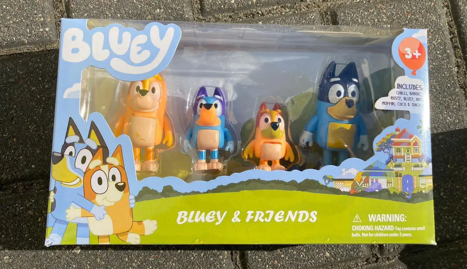 Zabawki Figurki Bluey & Friends 4 szt.