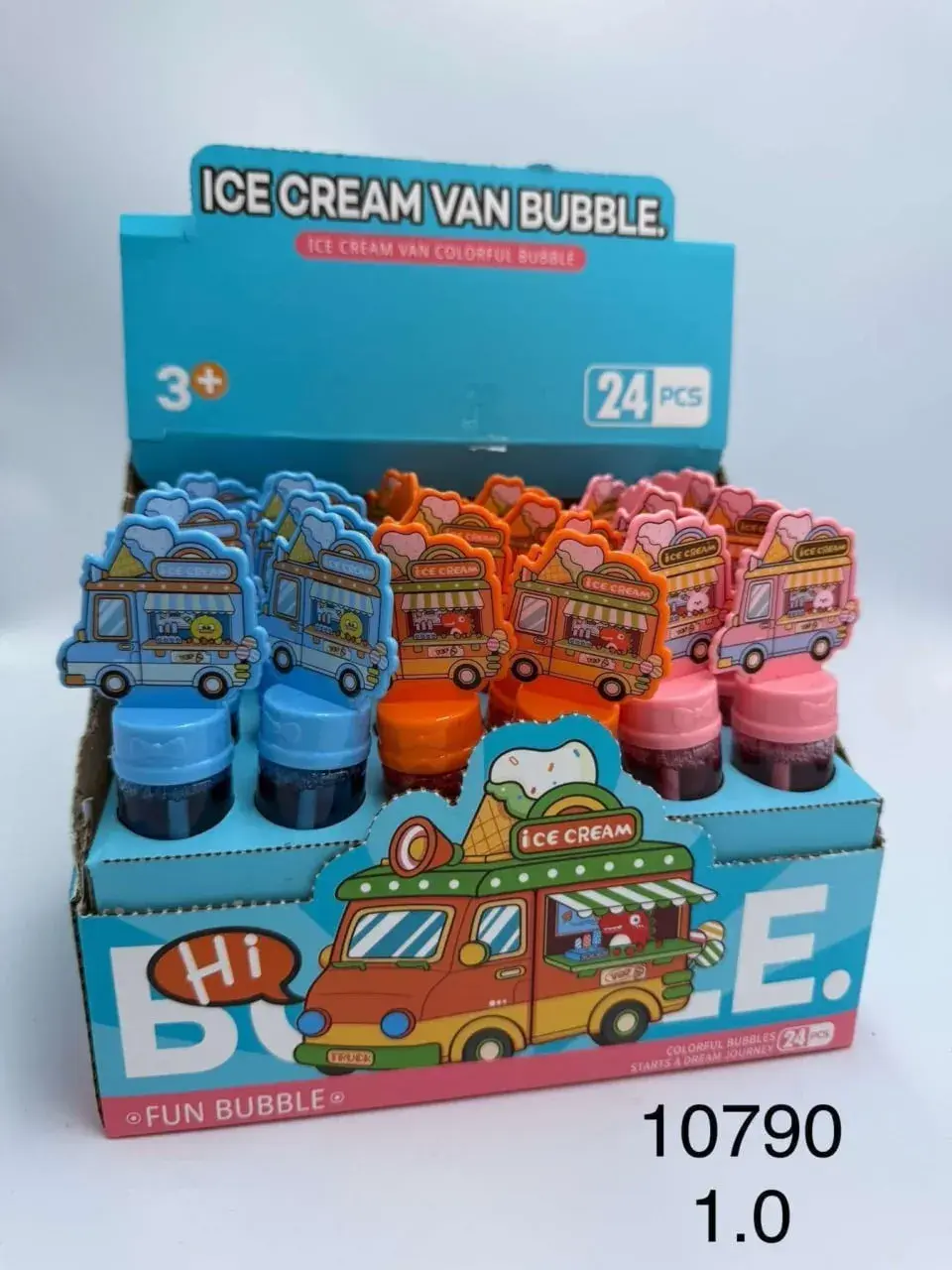 Bańki Mydlane Ice Cream Van Bubble 48 szt. Mix Kolorów