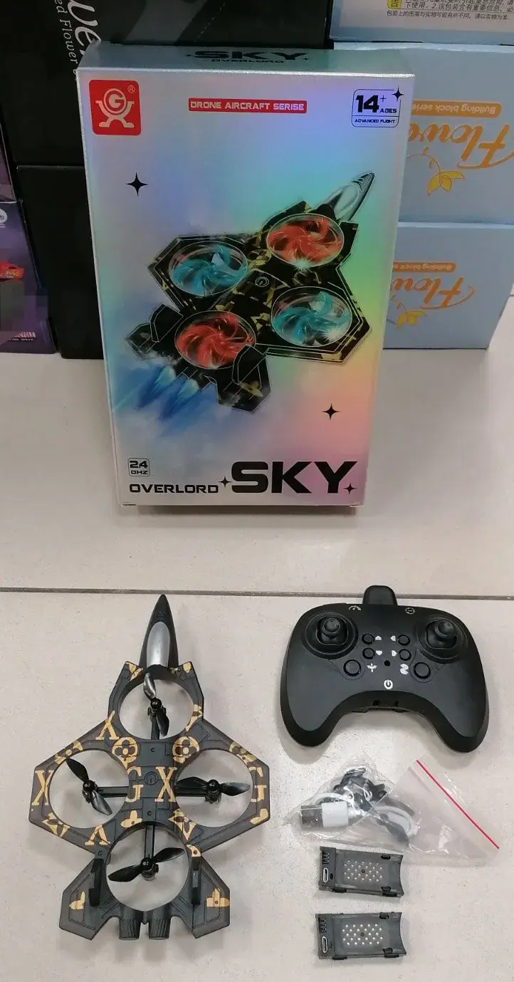 Zabawka dron Overload Sky z pilotem, 14+