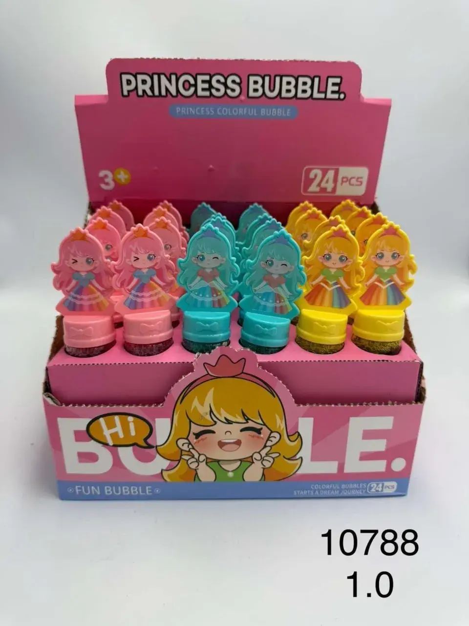 Bańki Mydlane Princess Bubble Figurki Księżniczki Mix 48 szt.