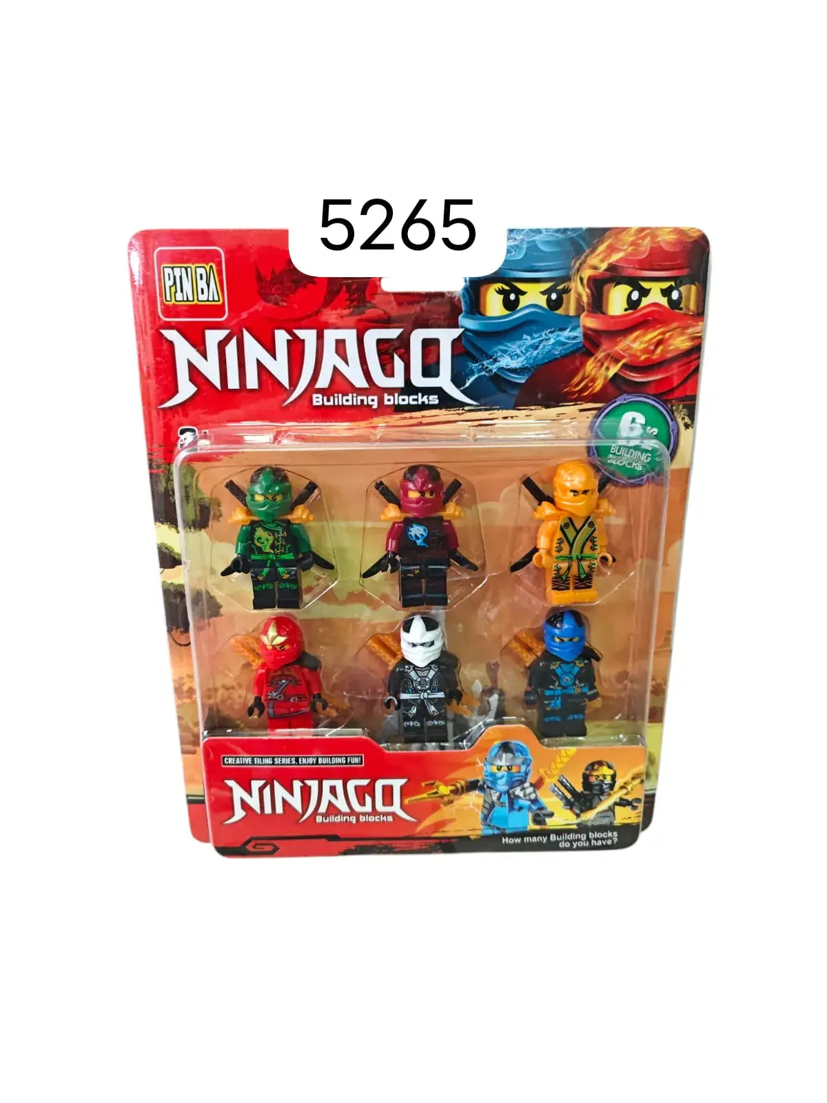 Zestaw 6 figurek Ninja NINJAGO 5265