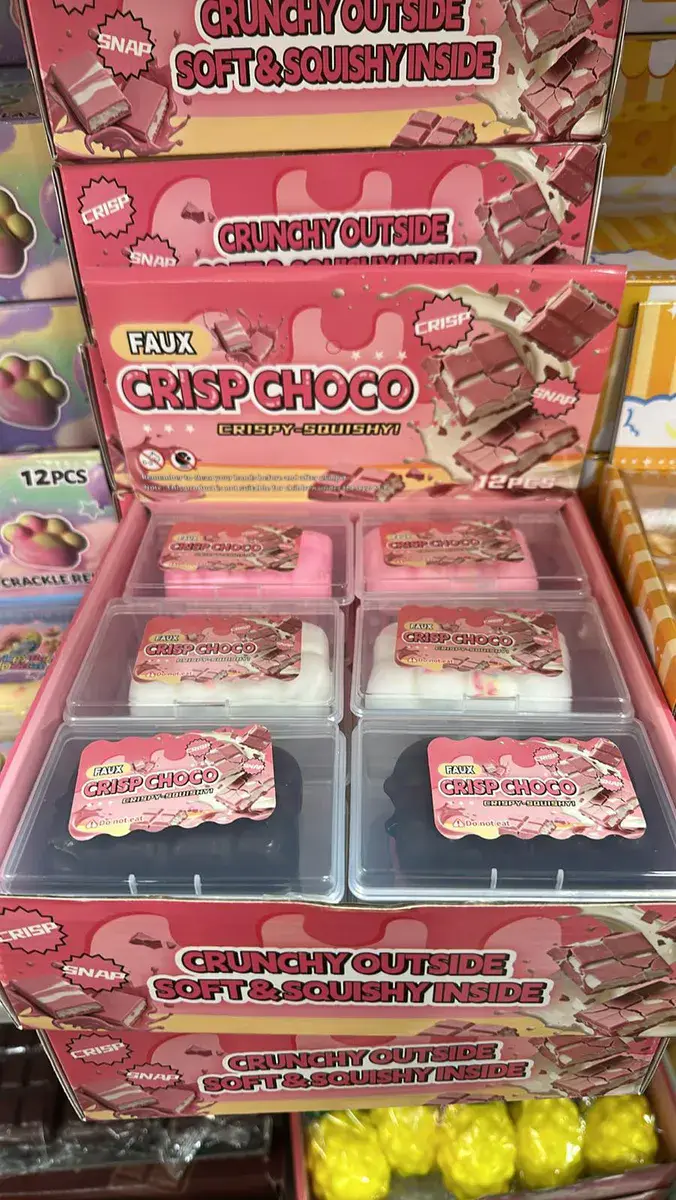 Faux Crisp Choco Zabawka Antystresowa Miękka i Chrupiąca