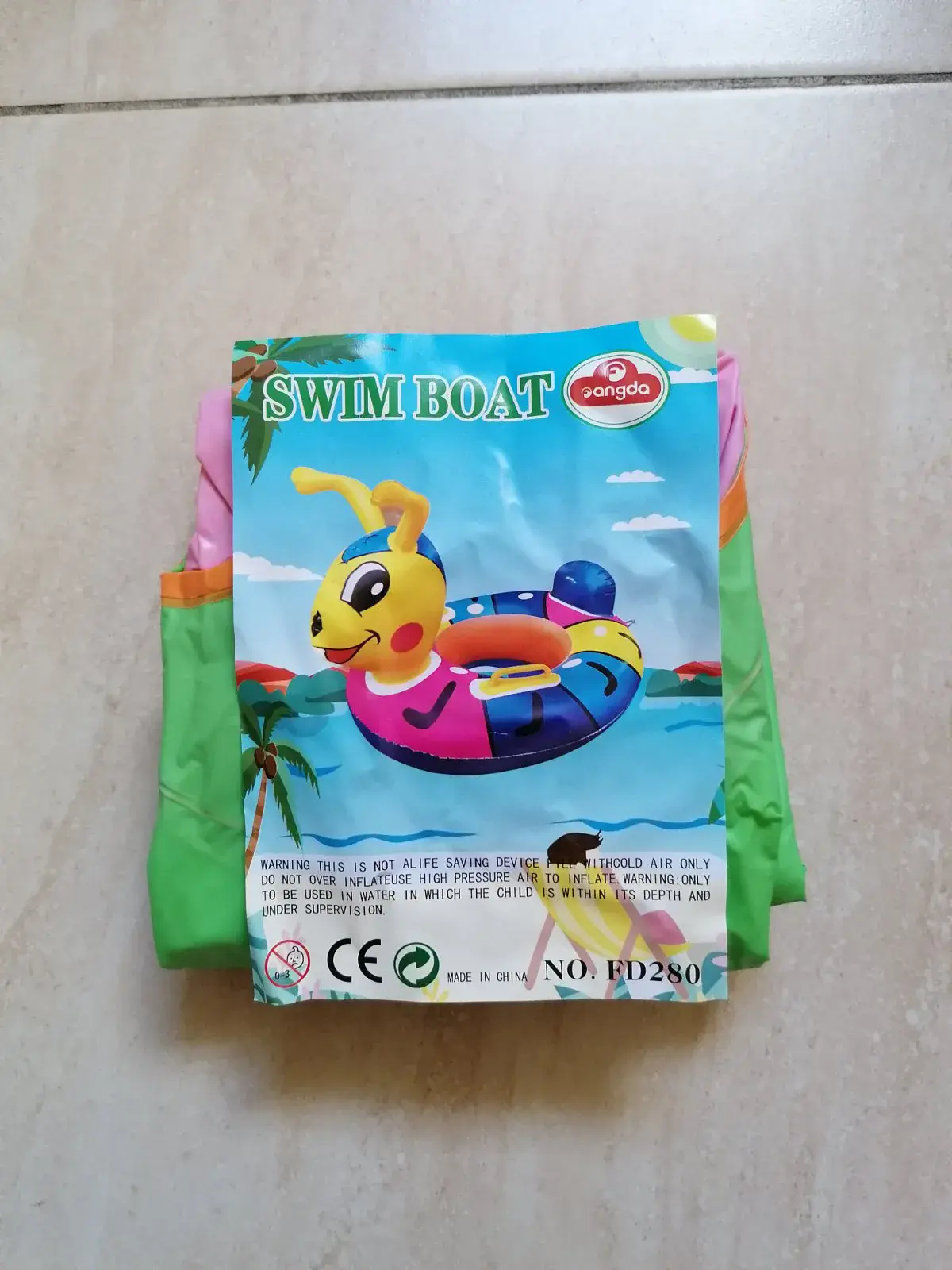 Dmuchany basenik Swim Boat dla dzieci NO.FD28