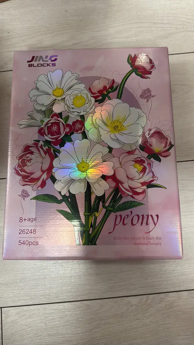 Klocki JING Blocks Peony 540 elementów dla dzieci 8+