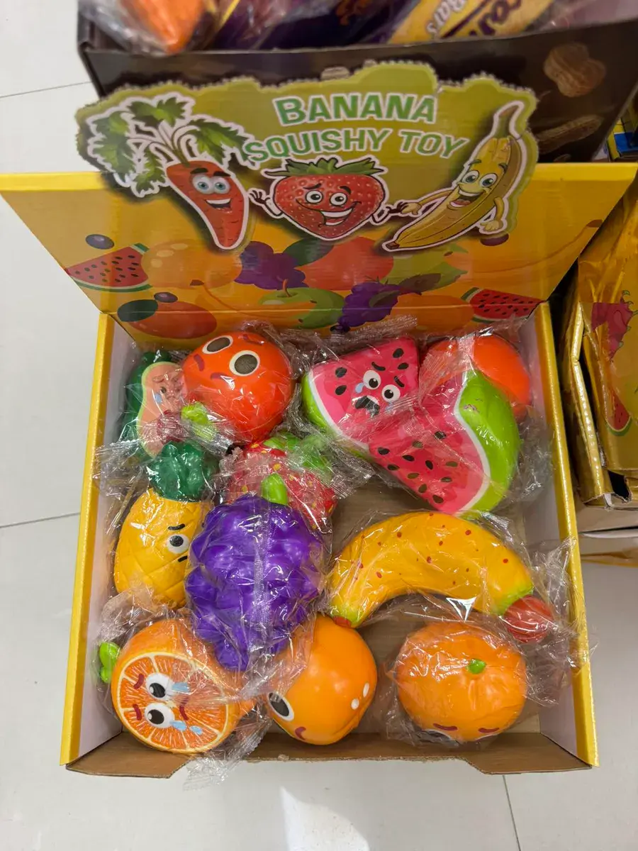 Zabawka Antystresowa Owocowa Mix Kolorowy Squishy 12szt