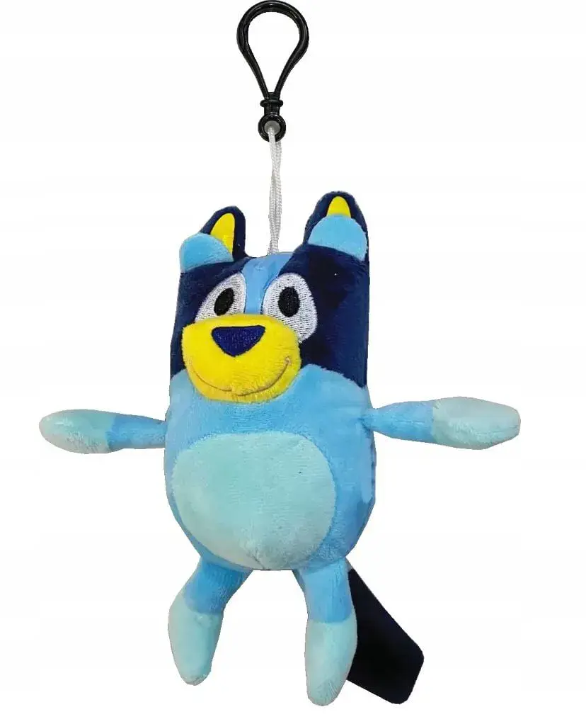 Brelok do Kluczy Bluey Pluszowy Maskotka z Karabińczykiem