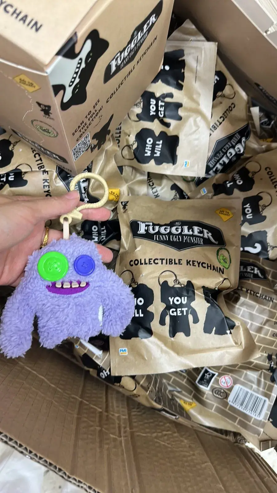 Brelok Maskotka Unboxing Fuggler Pluszowy Potwór 12 szt.