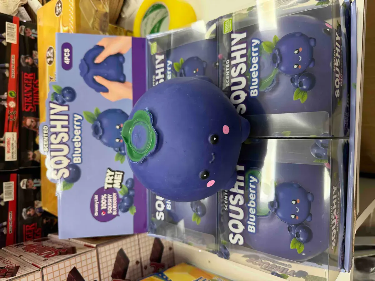 Squishy Jagoda Antystresowa Zabawka 4 sztuki zapachowa