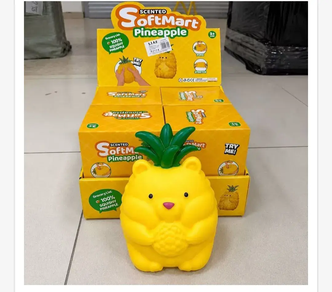 Miękka zabawka SoftMart Ananas o zapachu owocowym