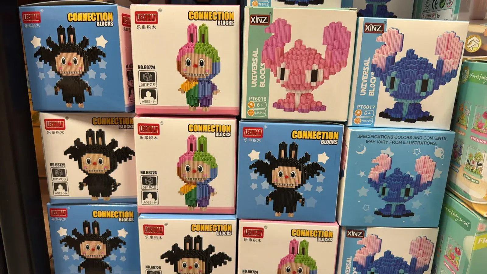 Klocki Connect Blocks Zestaw Postaci Disney 12 szt