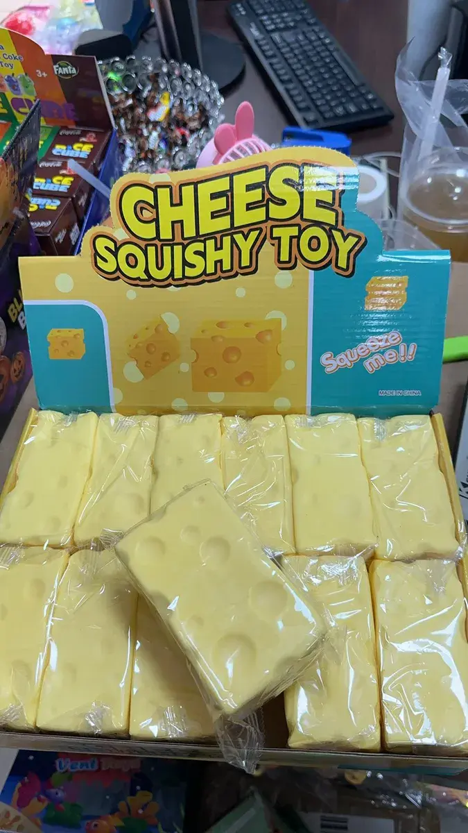 Zabawka Antystresowa Ser Żółty Miękki Squishy