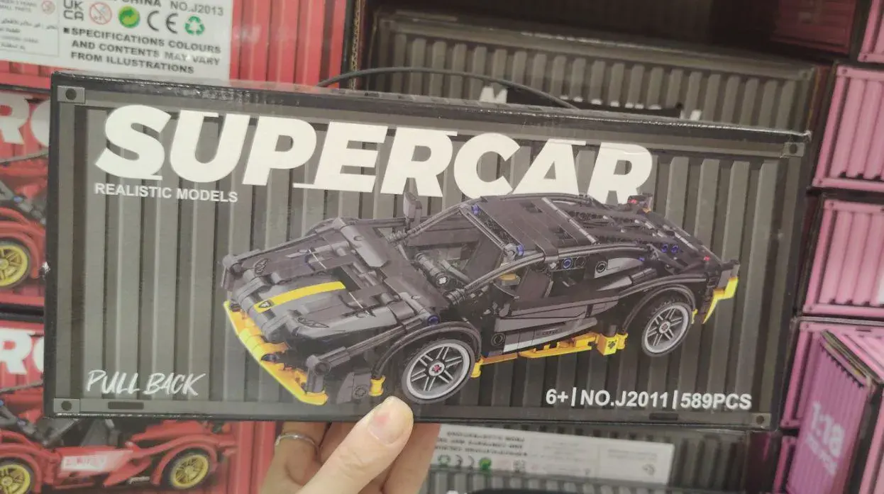 Klocki Super Car 589PCS Pull Back 6+ NO.J2011
